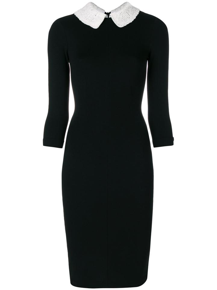 Twin-set Peter Pan Collar Dress - Black