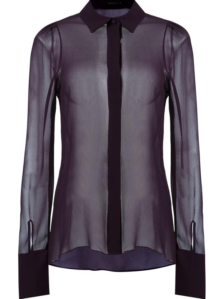 Giuliana Romanno Longsleeved Classic Collar Shirt