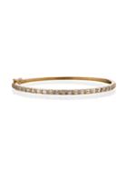 Shay Essential Single Row Baguette Bangle - Metallic