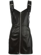 Givenchy Buckle Strap Mini Dress, Women's, Size: 36, Black, Polyester/acetate/silk/viscose
