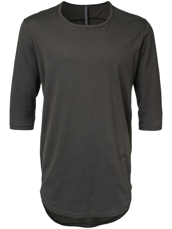 Kazuyuki Kumagai Three-quarter Sleeve T-shirt, Men's, Size: 1, Green, Cotton