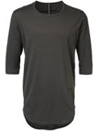 Kazuyuki Kumagai Three-quarter Sleeve T-shirt, Men's, Size: 1, Green, Cotton