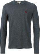 Burberry Brit Long Sleeve T-shirt, Men's, Size: Small, Grey, Cotton