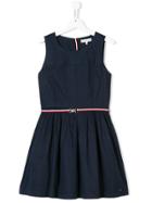Tommy Hilfiger Junior Teen Pleated Sleeveless Dress - Blue
