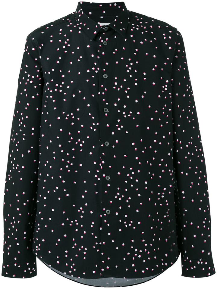 Ps By Paul Smith - Allover Dots Print Shirt - Men - Cotton - Xs, Black, Cotton