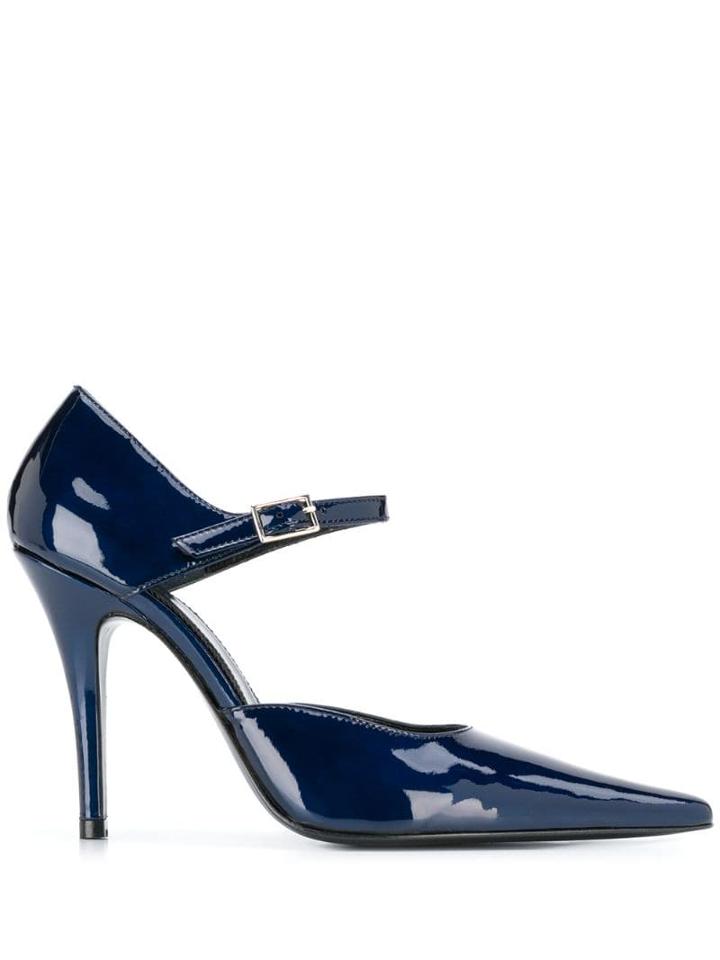 Dorateymur Groupie Patent Leather Pumps - Blue