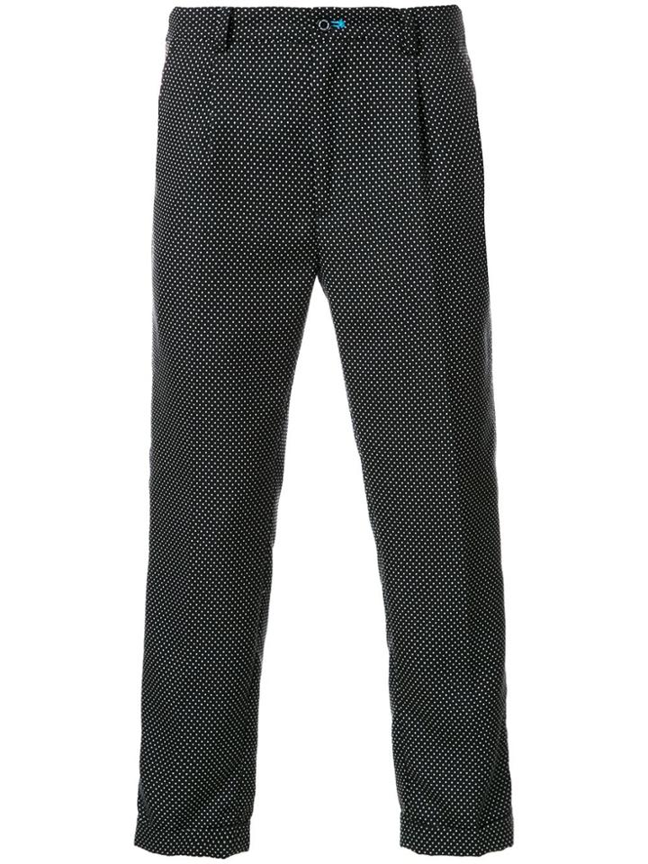 Guild Prime Dotted Cropped Trousers - Black