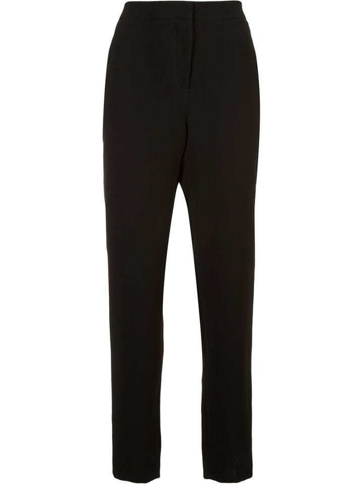 Monique Lhuillier Tailored Trousers, Size: 6, Black, Silk/polyester