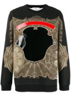 Givenchy Blazon Sweatshirt, Men's, Size: Medium, Black, Cotton