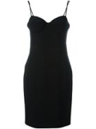 Alexander Wang Fitted Panelled Dress, Women's, Size: 4, Black, Triacetate/polyethylene/polyester/spandex/elastane