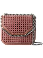 Stella Mccartney Falabella Box Woven Shoulder Bag - Pink & Purple