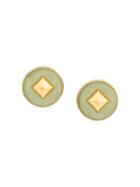 Hermès Vintage Medor Clip-on Earrings - Green