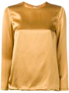 Marques'almeida Back Tie Fastened Blouse - Gold