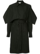 Ports 1961 Tie Waist Shirt Dress - Black
