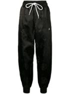 Alexander Wang Embroidered Balloon Track Trousers - Black