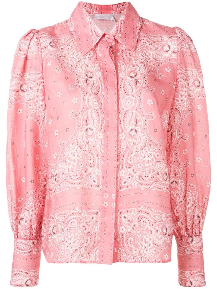 Zimmermann Bandana Print Shirt - Pink