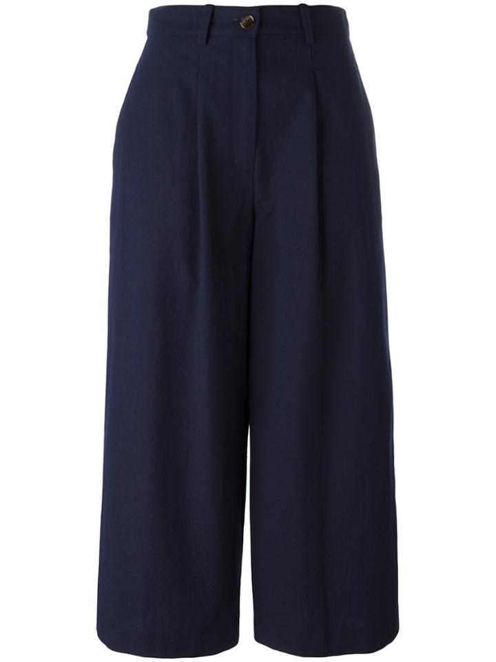 Erika Cavallini Tailored Culottes - Blue