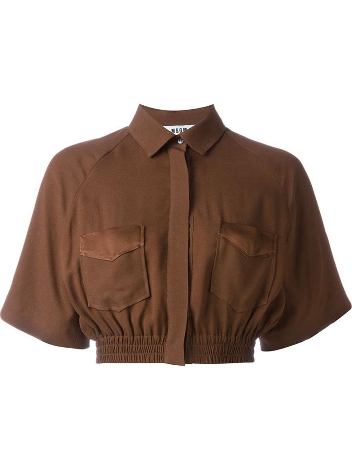 Msgm Short Blouse