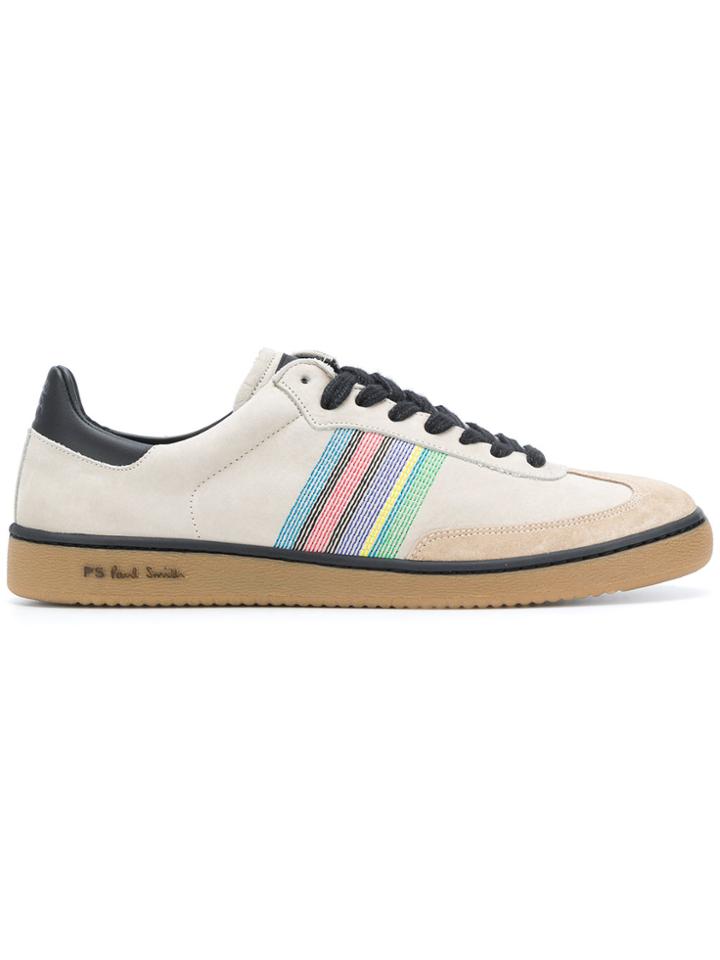 Ps By Paul Smith Side Stripe Detail Sneakers - Nude & Neutrals