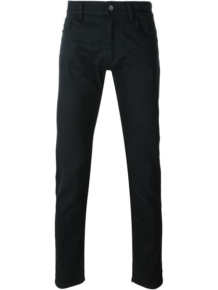 Dolce & Gabbana Slim Fit Jeans, Men's, Size: 44, Black, Cotton/polyester/spandex/elastane
