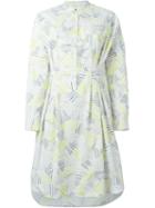 Paul By Paul Smith Band Collar Printed Shirt Dress