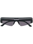 Balenciaga Eyewear Mask Sunglasses - Black