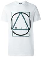 Mcq Alexander Mcqueen Multi Geo Print T-shirt, Men's, Size: M, White, Cotton