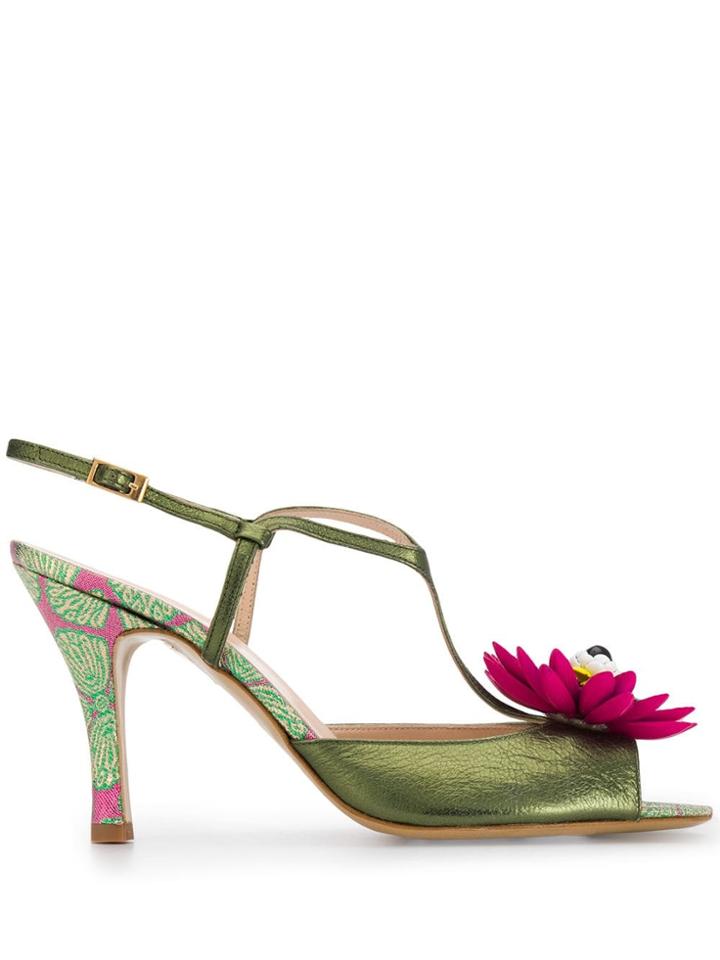 Lenora Samba Sandals - Green