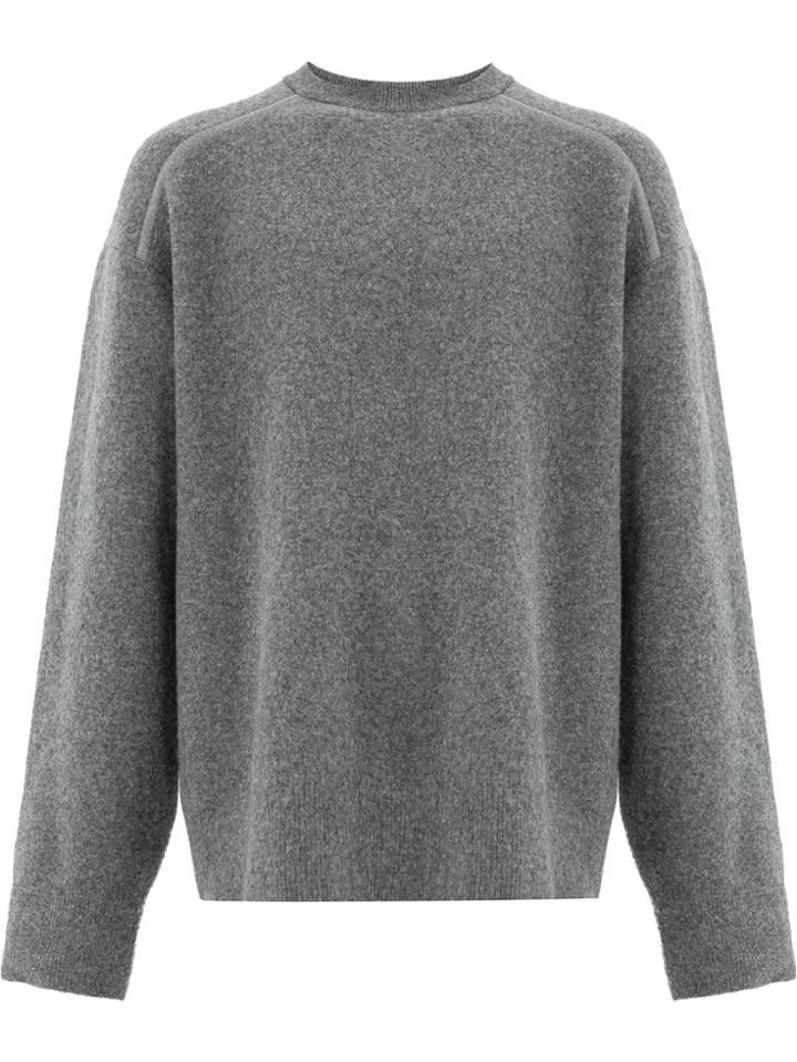 Juun.j Crew Neck Jumper - Grey