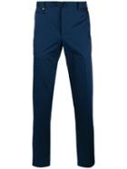 Corneliani - Tapered Trousers - Men - Cotton/spandex/elastane - 56, Blue, Cotton/spandex/elastane