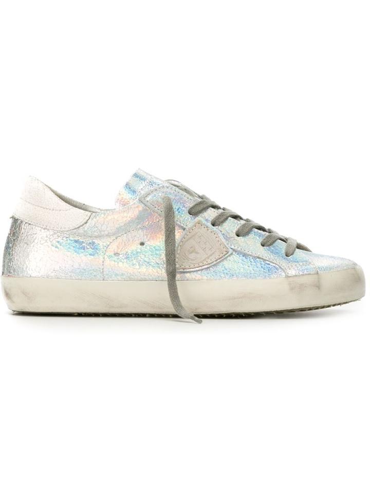 Philippe Model Iridescent Sheen Sneakers