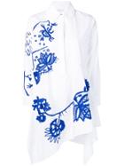 Marques'almeida Embroidered Shirt Dress - White