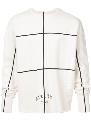 Maison Margiela Atelier Print Sweatshirt - White