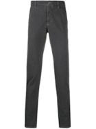 Incotex Straight-leg Low Rise Trousers - Grey