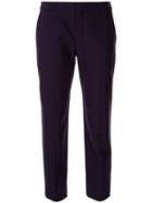 Chloé Cropped Tailored Trousers - Purple