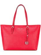 Michael Michael Kors - Jet Set Travel Tote - Women - Leather - One Size, Women's, Red, Leather