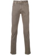 Pt05 Swing Tinto Slim Trousers - Brown