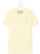 Mc2 Saint Barth Kids Teen Car Print T-shirt - Yellow & Orange