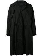 Joe Chia Oversized Rain Coat - Black