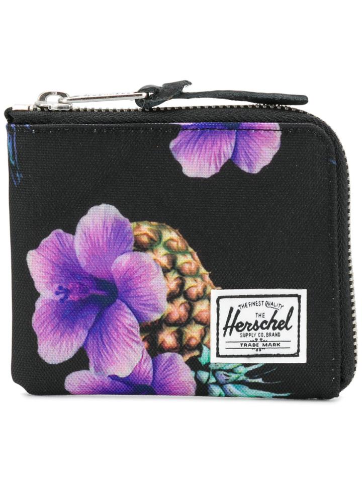 Herschel Supply Co. Floral Print Wallet - Black