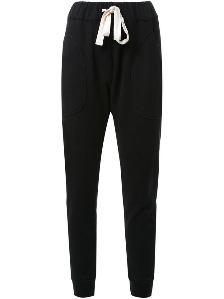 Bassike Fleece Low Rise Track Pants