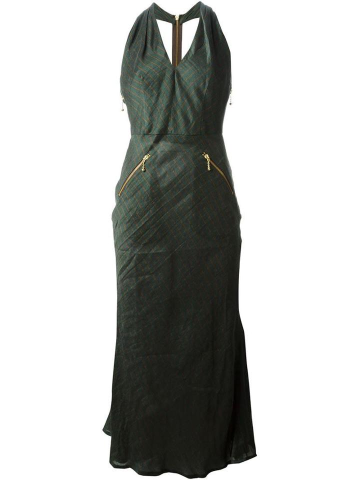 Jean Paul Gaultier Vintage Pinstriped Bondage Dress