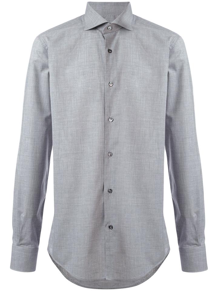 Pal Zileri Curved Hem Shirt - Grey