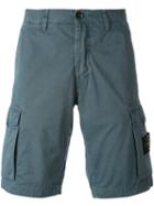 Stone Island - Cargo Shorts - Men - Cotton - 32, Blue, Cotton