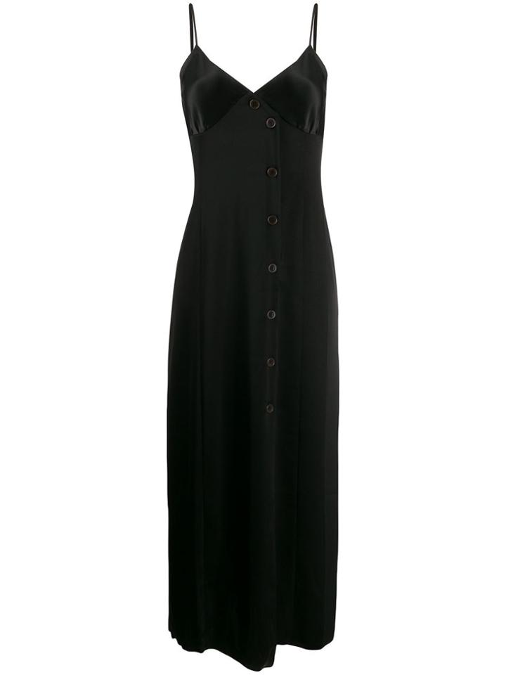 Nanushka Ancens Satin Dress - Black