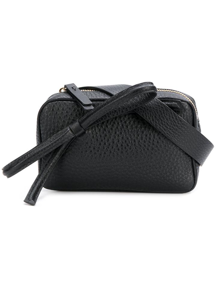 Red Valentino Bow-embellished Belt Bag - Black