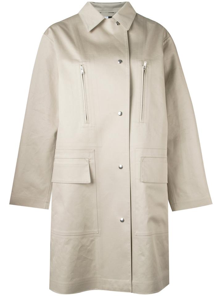 Golden Goose Deluxe Brand - Mac Coat - Women - Cotton - S, Women's, Nude/neutrals, Cotton