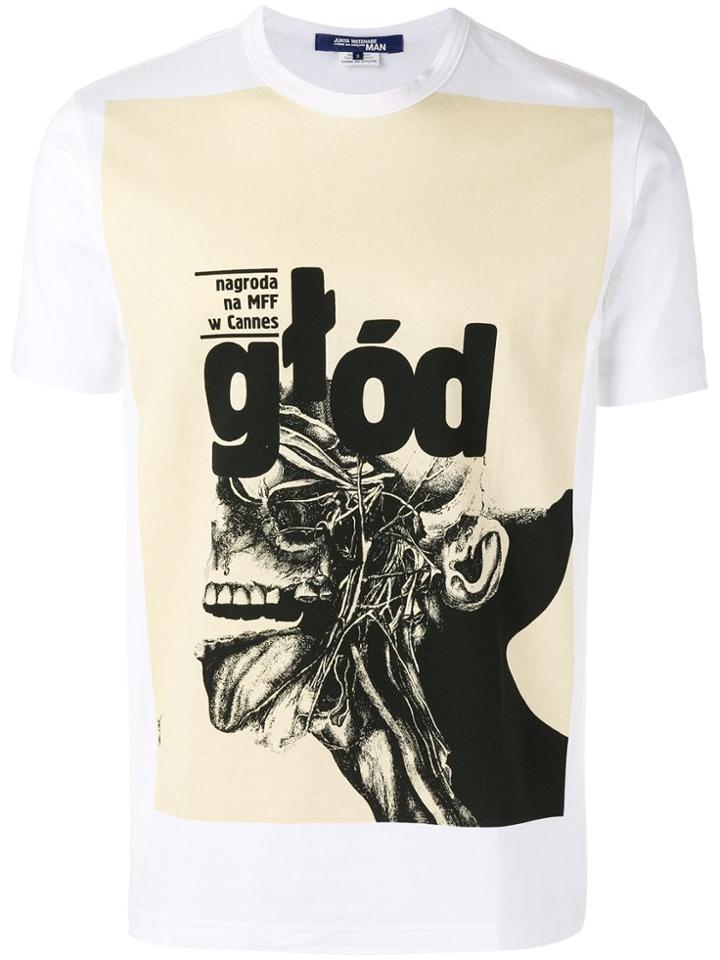 Junya Watanabe Man Printed Motif T-shirt - White
