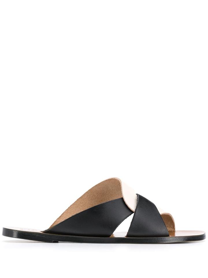 Atp Atelier Allai Flat Mules - Black