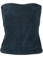 Yigal Azrouel Strapless Bustier Top - Black